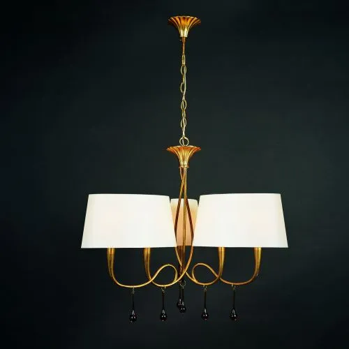 Подвесная люстра Mantra Paola Painted Gold 3540  фото 2