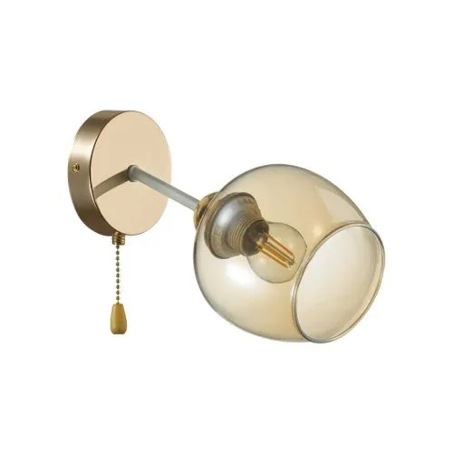 Бра LUMION  5650/1W ODELL стекло/бежевый 